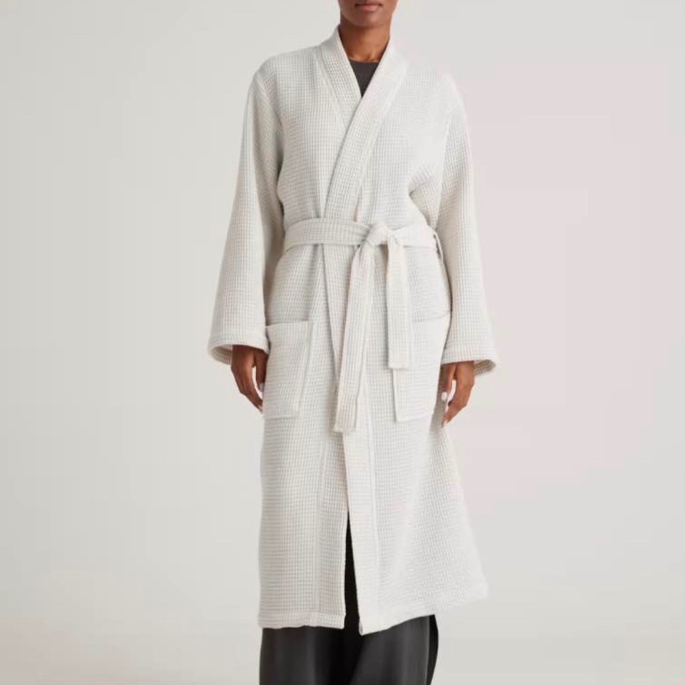 Good condition organic cotton waffle robes